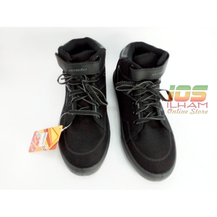 Sepatu Sekolah Anak Ando Drifter Size 34-37 Hitam