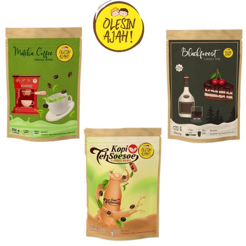 

Promo Flavoured Matcha Coffe Premium Drink + Blackforest Premium Drink + Kopi Teh Soesoe Premium Dri