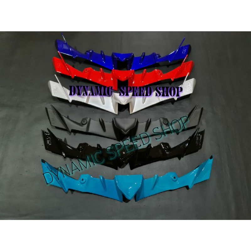 winglet aerox connected winglet plastik aerox new winglet new aerox