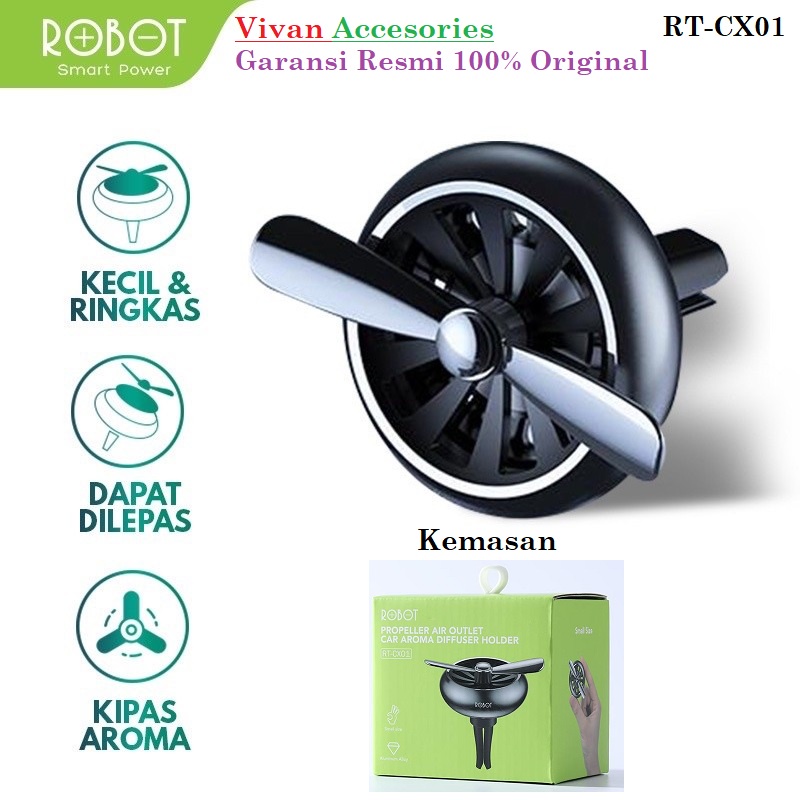 ROBOT RT-CX01 Propeller Air Outlet Car Aroma Diffuser Holder