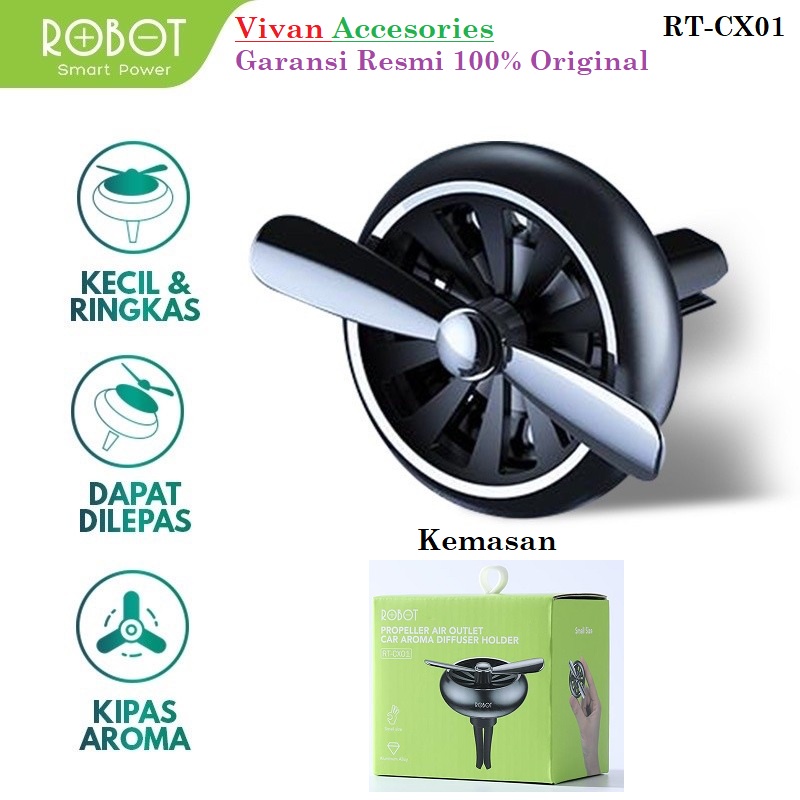 ROBOT RT-CX01 Propeller Air Outlet Car Aroma Diffuser Holder