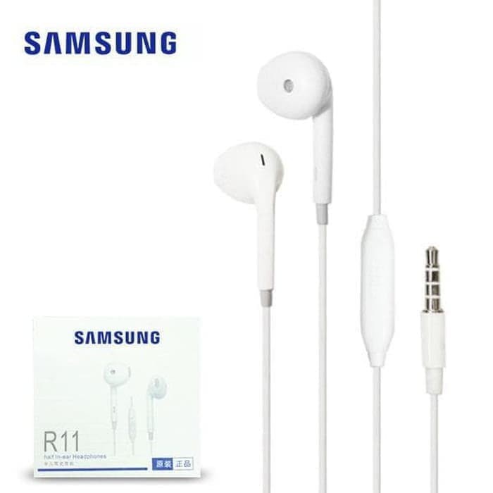 Headset Earphone R11 Original 99% Samsung Handsfree With Mic Grosir