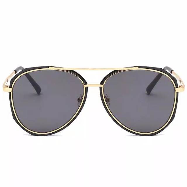 KACAMATA HITAM BULAT RETRO POLARIZED KOREA