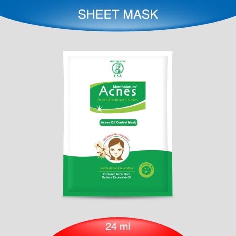 Acnes oil control sheet mask isi 2 lembar masker