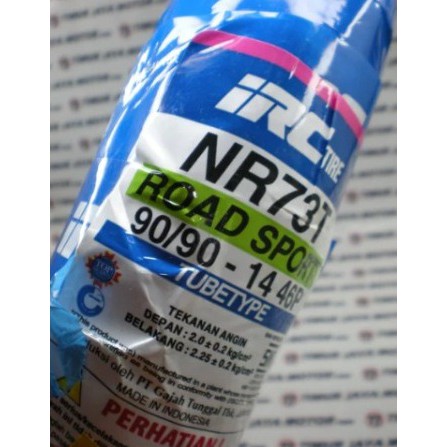 BAN LUAR IRC 90/90-14 NR73T Kode 792575