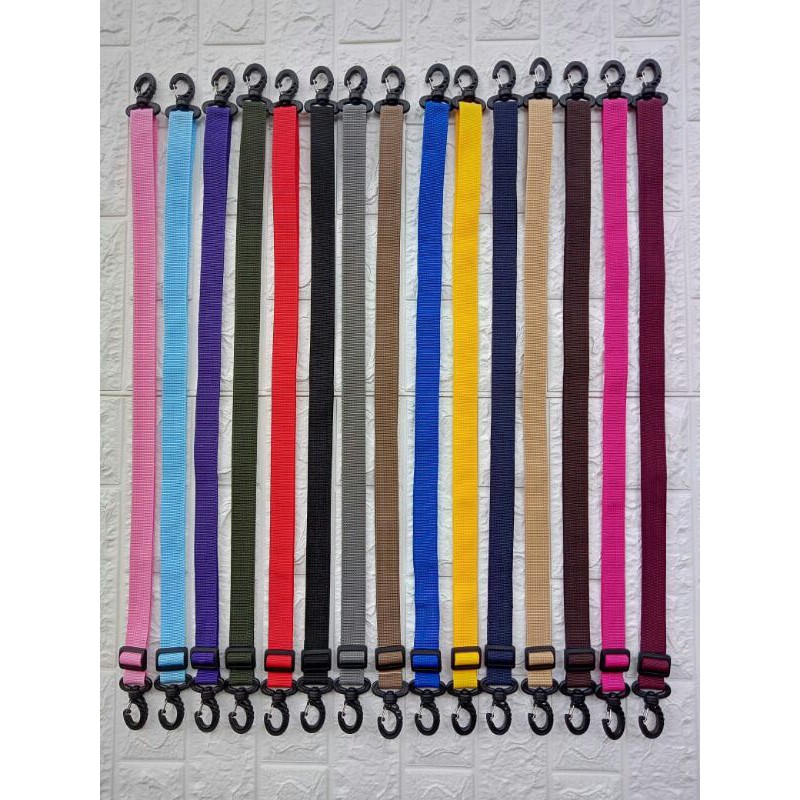 LONGSTRAP / TALI TAS SELEMPANG POLOS UK 2,5CM KRB TEBAL BANTOLAN PLASTIK