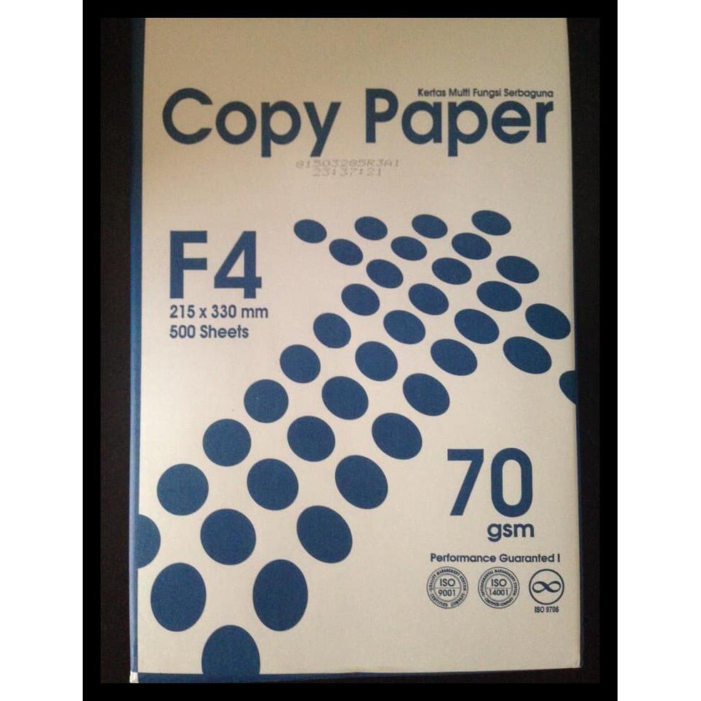 

Hvs Copy Paper F4 Big Sale