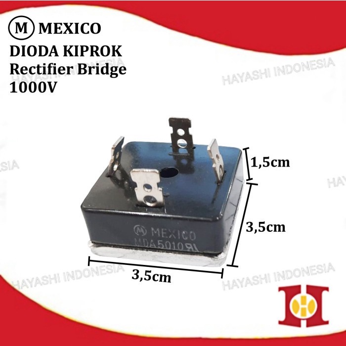 Dioda Diode Bridge KBPC Kiprok 35A 3510 50A 5010 1000V Mexico Original