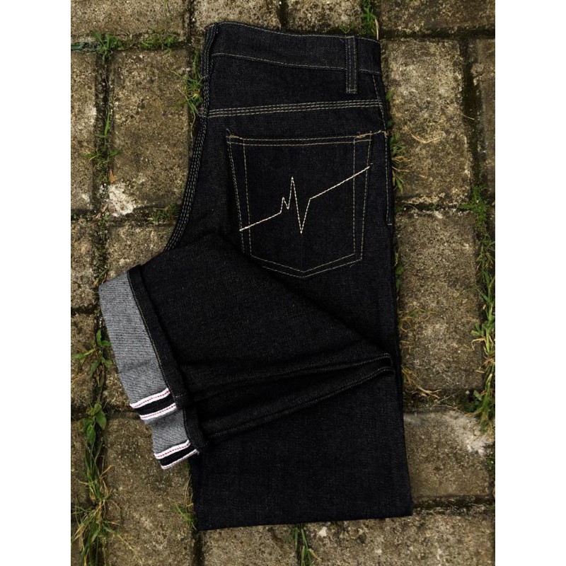 DENIM SELVEDGE BLACK INDIGO
