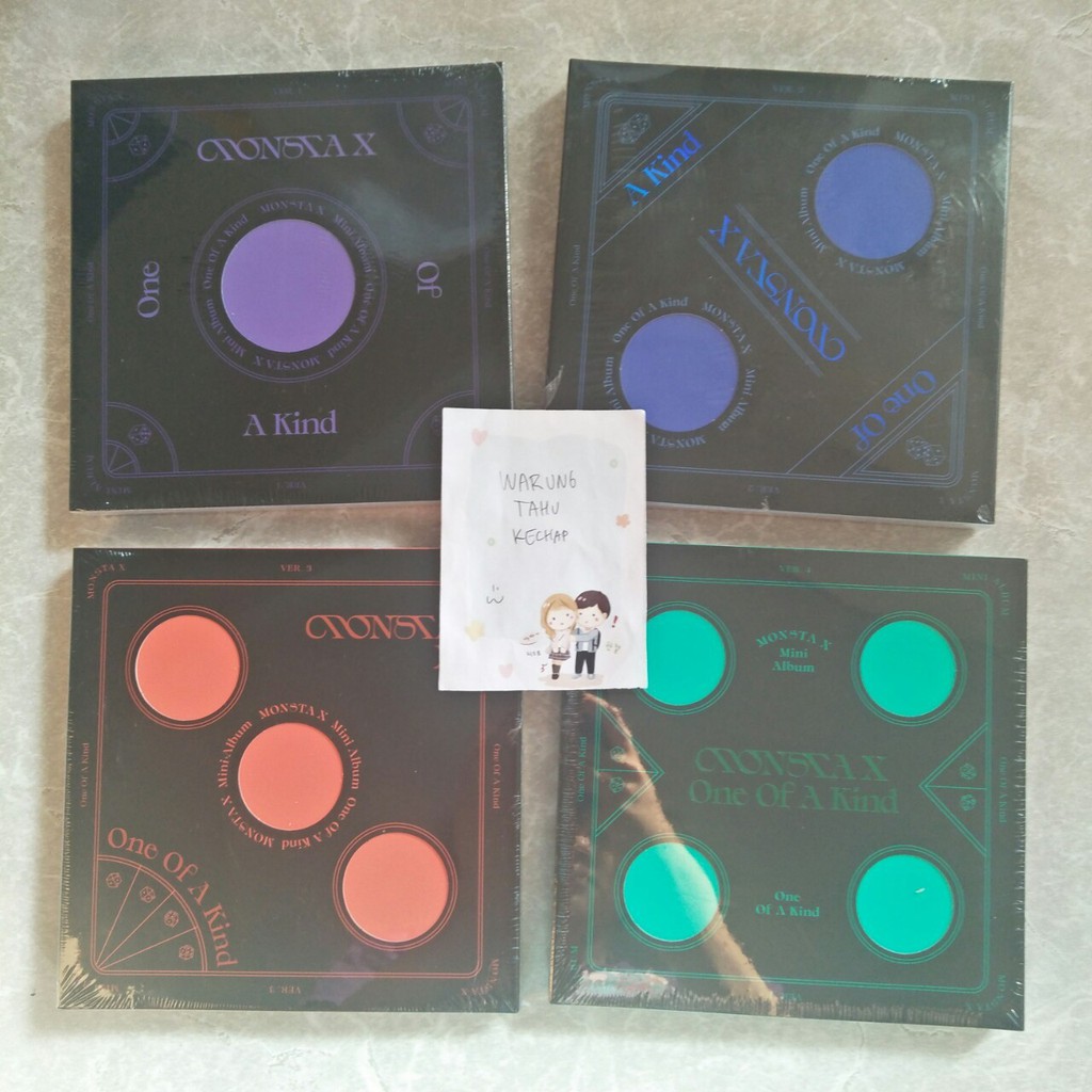 SEALED Monsta X One of A Kind Album Withdrama WD SSQ Starship Square benefit Kihyun Hyungwon Jooheon