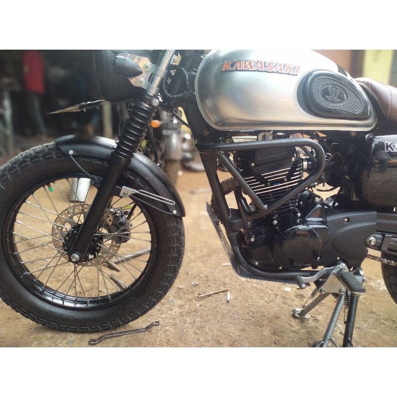 crasbar engine guard Kawasaki w175 tr w175 se w175 cafe
