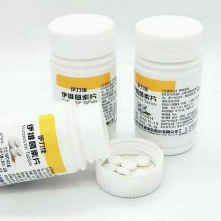 [N-OXQ »] 1 Botol atau Ecer per tablet Mectin Ivermectine Invermectin tablet 5mg Kutu Kudis Scabies 