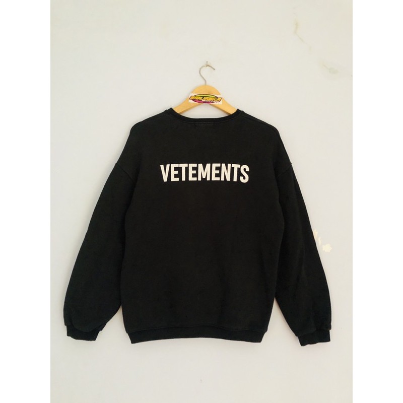 CREWNECK VETEMENTS FASHION SECOND MURAH