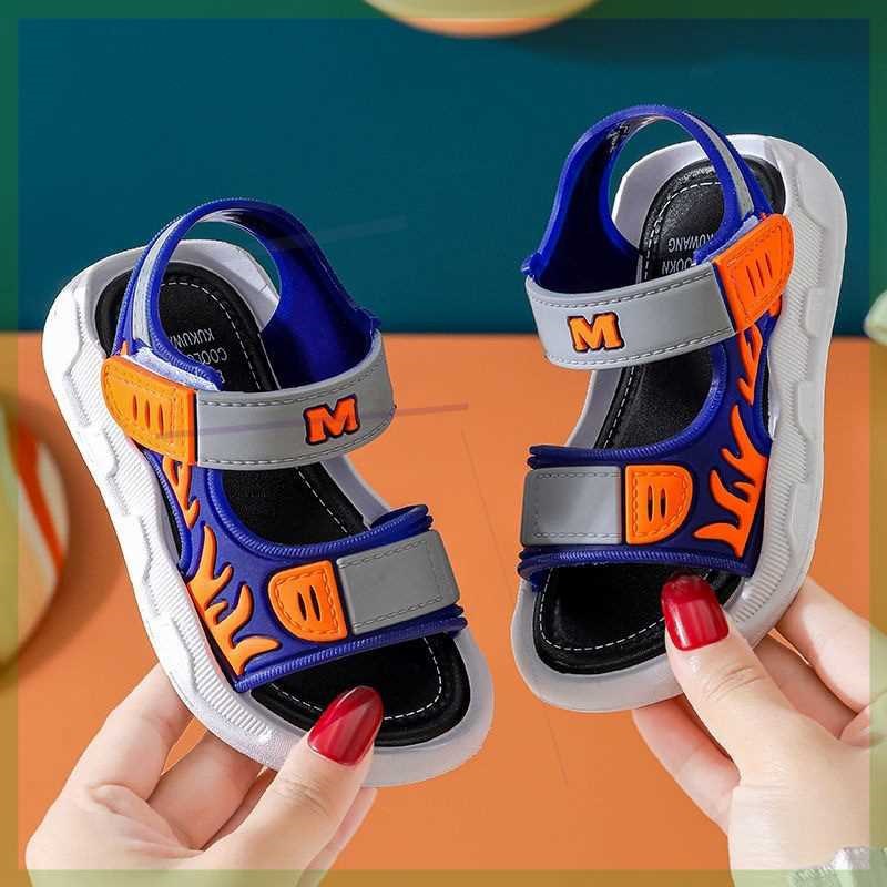 HappyOliver FIRE FIGHTER Sandal gunung Sepatu Sandal Anak Laki Laki Bahan PU Model Lucu 1-6 Tahun Import