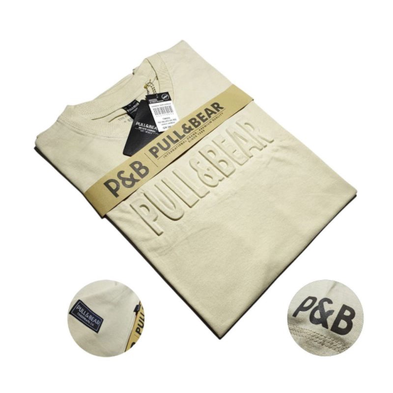 Kaos Pria Pull & Bear Impor//Kaos Pria Original//Pakaian Pria Premium