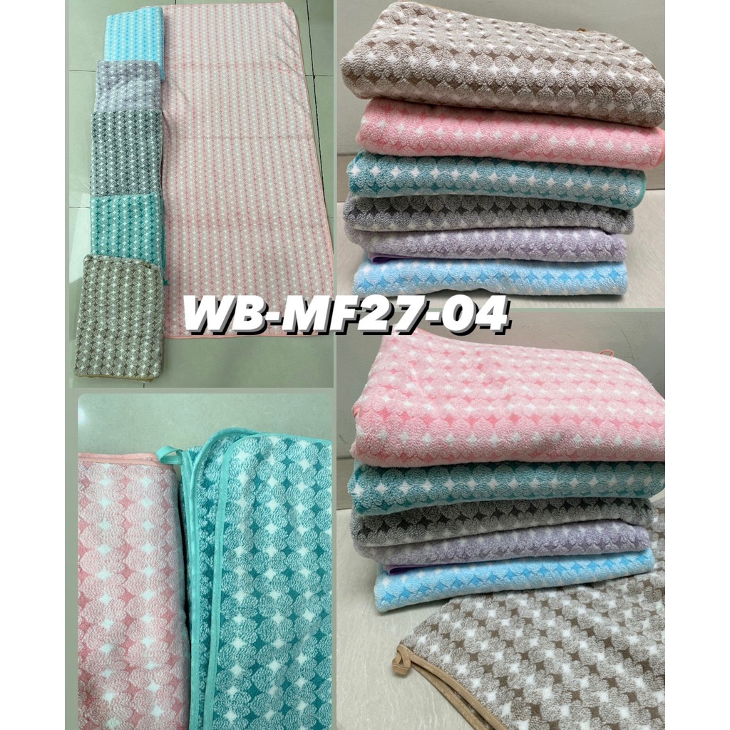 Handuk Mandi Dewasa Jumbo Microfiber Ukuran 70 x 140 cm Halus Lembut Mudah Menyerap Random Motif