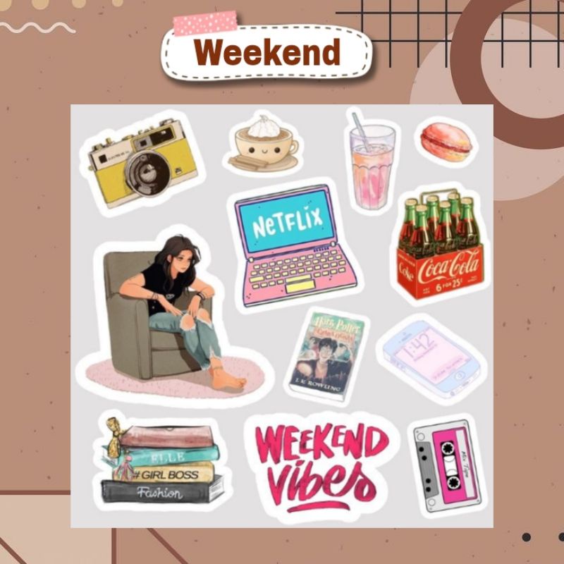 

[BISA COD] WEEKEND STIKER
