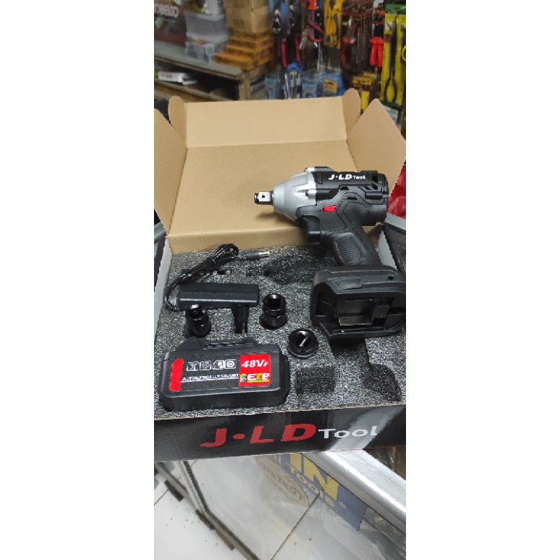 IMPACT CORDLESS WRENCH JLD 48S 48v volt TOOL ALAT BUKA BAUT RODA