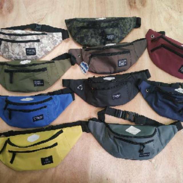 Tas Waistbag oval Tas Selempang Pria &amp; Wanita