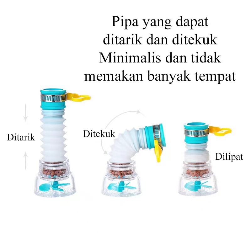 [1KG 30PCS] Babyland Sambungan Kran Air Fleksibel Saringan Air Keran Water Filter Faucet Anti Splash Shower