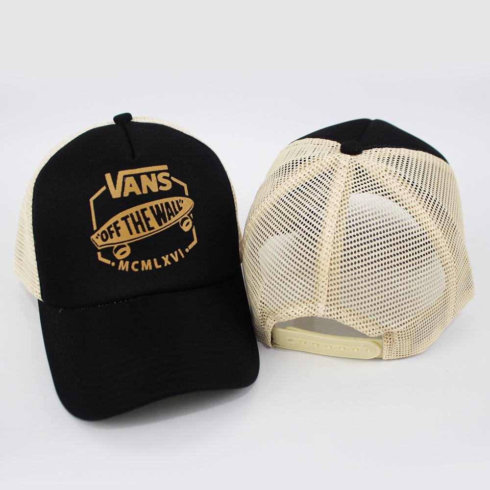 Topi VANS 01 - Snapback VANS - Trucker VANS OFF THE WALL - Topi Jaring VANS - Topi distro VANS OFF T