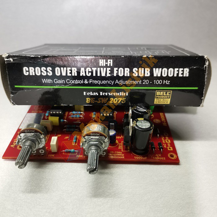 Ampli Kit Crossover Aktif Mono Subwoofer SE 2075 Bell BGR