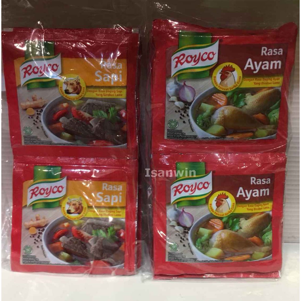 

Royco Sapi dan Ayam Renceng Sachet (isi 12 sachet)