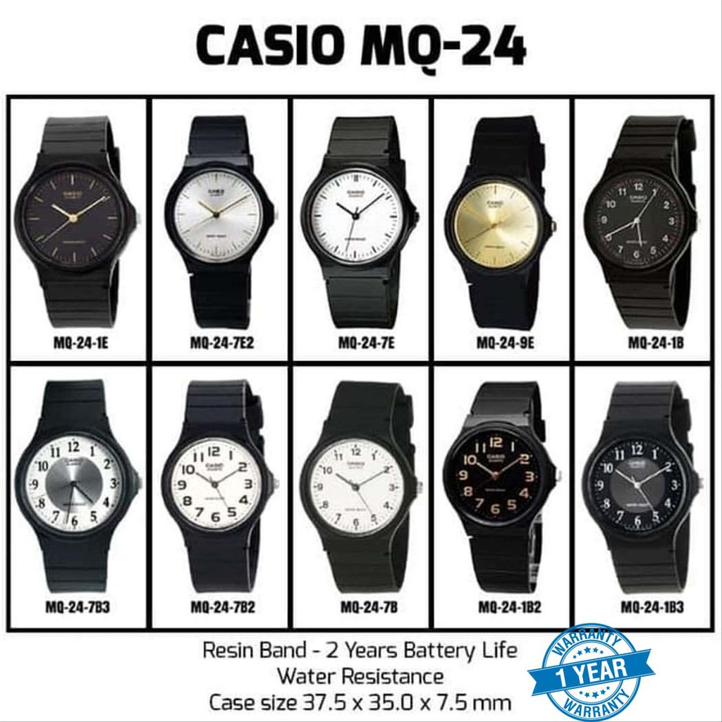 Jam tangan Casio Original MQ-24 / MQ24