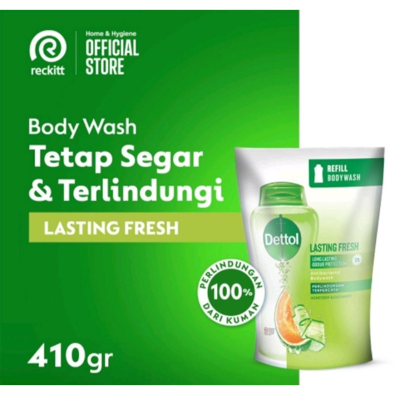 Dettol sabun Mandi cair Anti Bakteri 410 ml