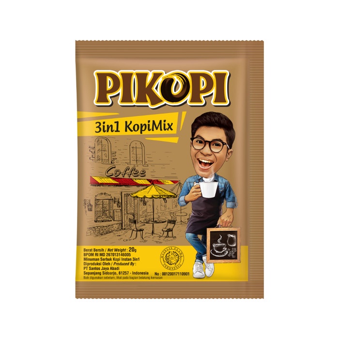 

201ggffg Pikopi Kopi Mix Renteng (15 Sachet @20 Gram) Ds20X11