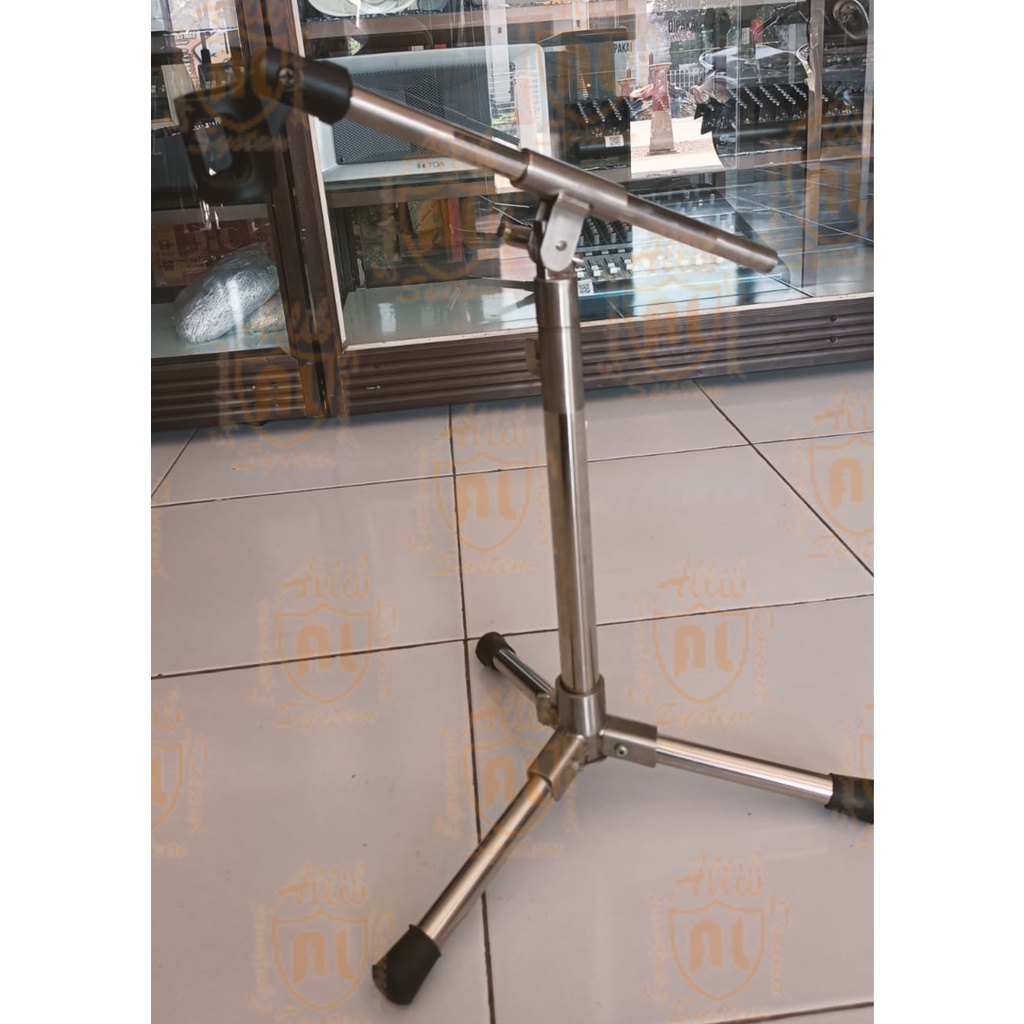 STAND MIC STAINLESS PENDEK