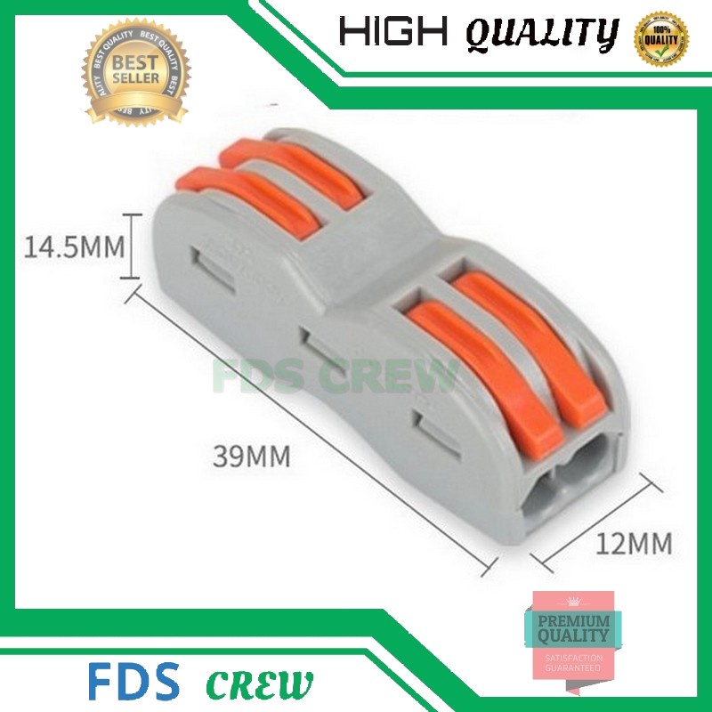 Terminal Listrik Stop Kontak Kabel Sambungan PCT Konektor 2/3/4/5/8 pin Terminal LT 422 623