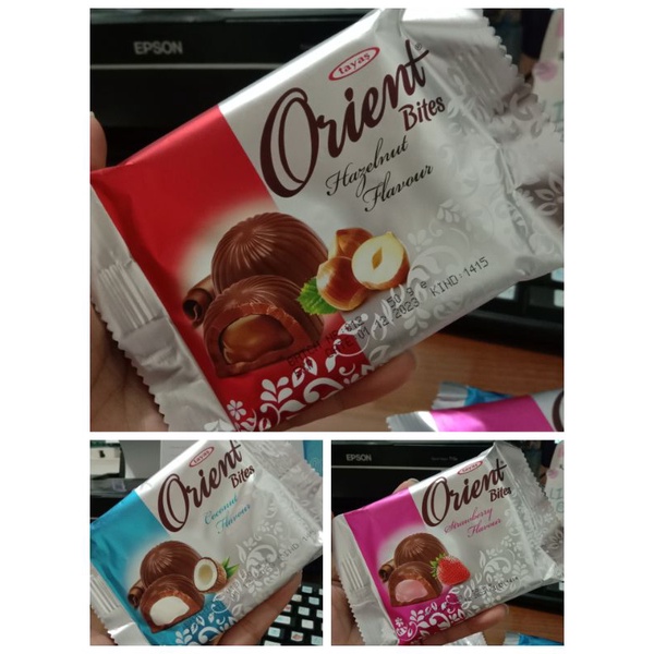 Tayas Orient Bites Chocolate 50g Product Turkey