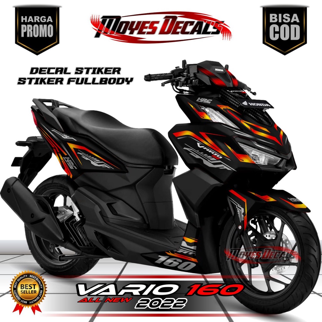 Stiker Vario New 160 Fullbody Decal Stiker Motor Vario 160 2022 Decal Honda Vario 160 Terbaru Stiker