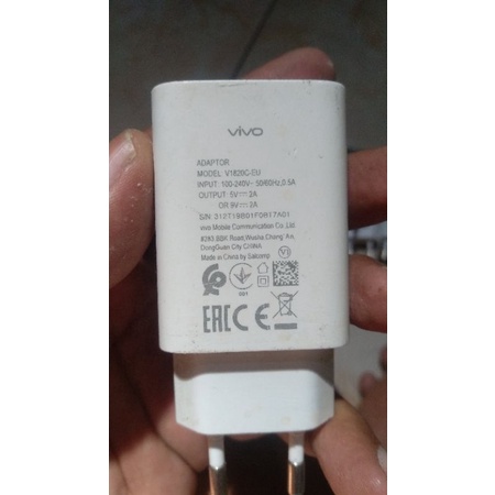 kepala charger Copotaan hp Vivo Z1 pro 18 Watt fastcharging