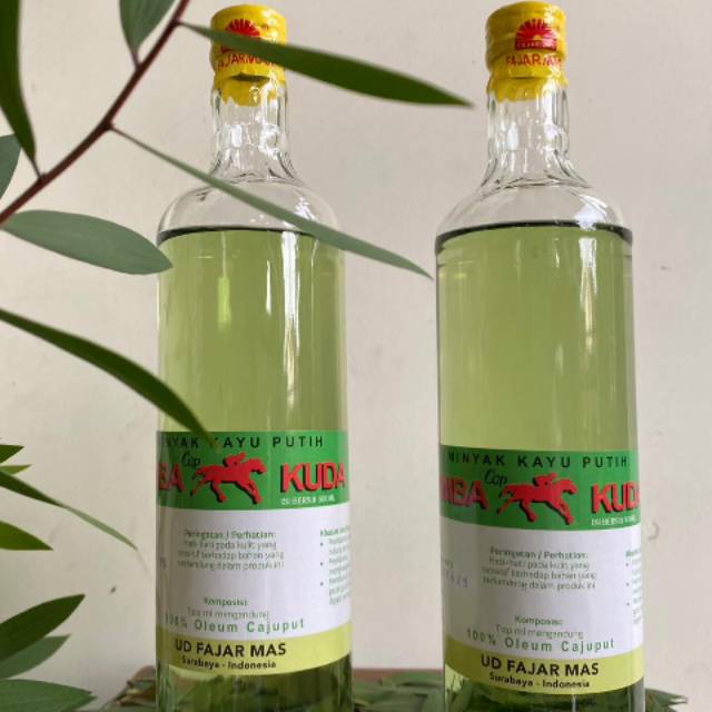 Minyak kayu putih lomba kuda asli ambon 600 ml (termasuk packaging peti)