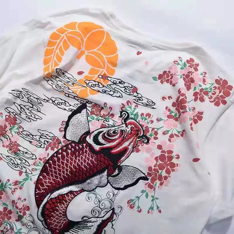 SK14 KAOS SUKAJAN IMPORT PRIA WANITA JEPANG KOREA KOI HARAJUKU ORIGINAL M-3XL JY20