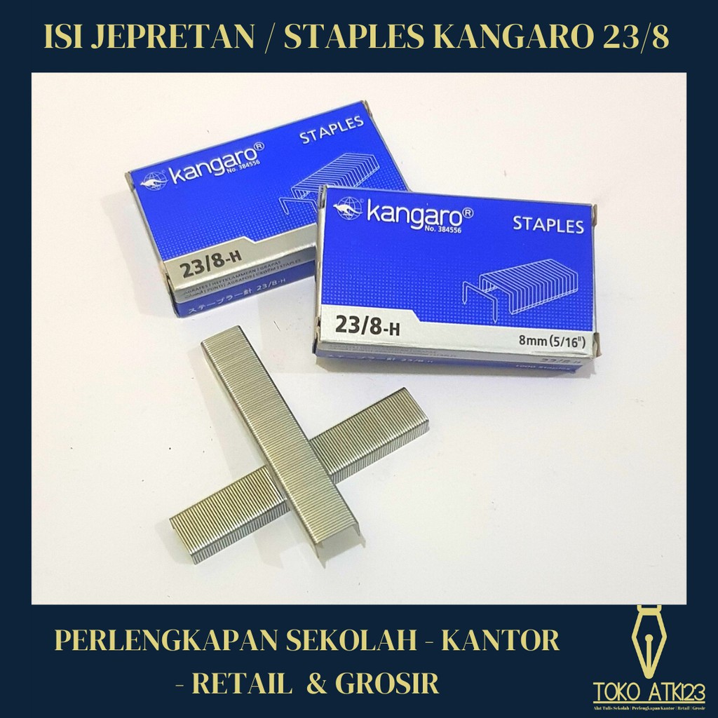 Staples / Isi Jepretan Merk Kangaro No. 23/8-H