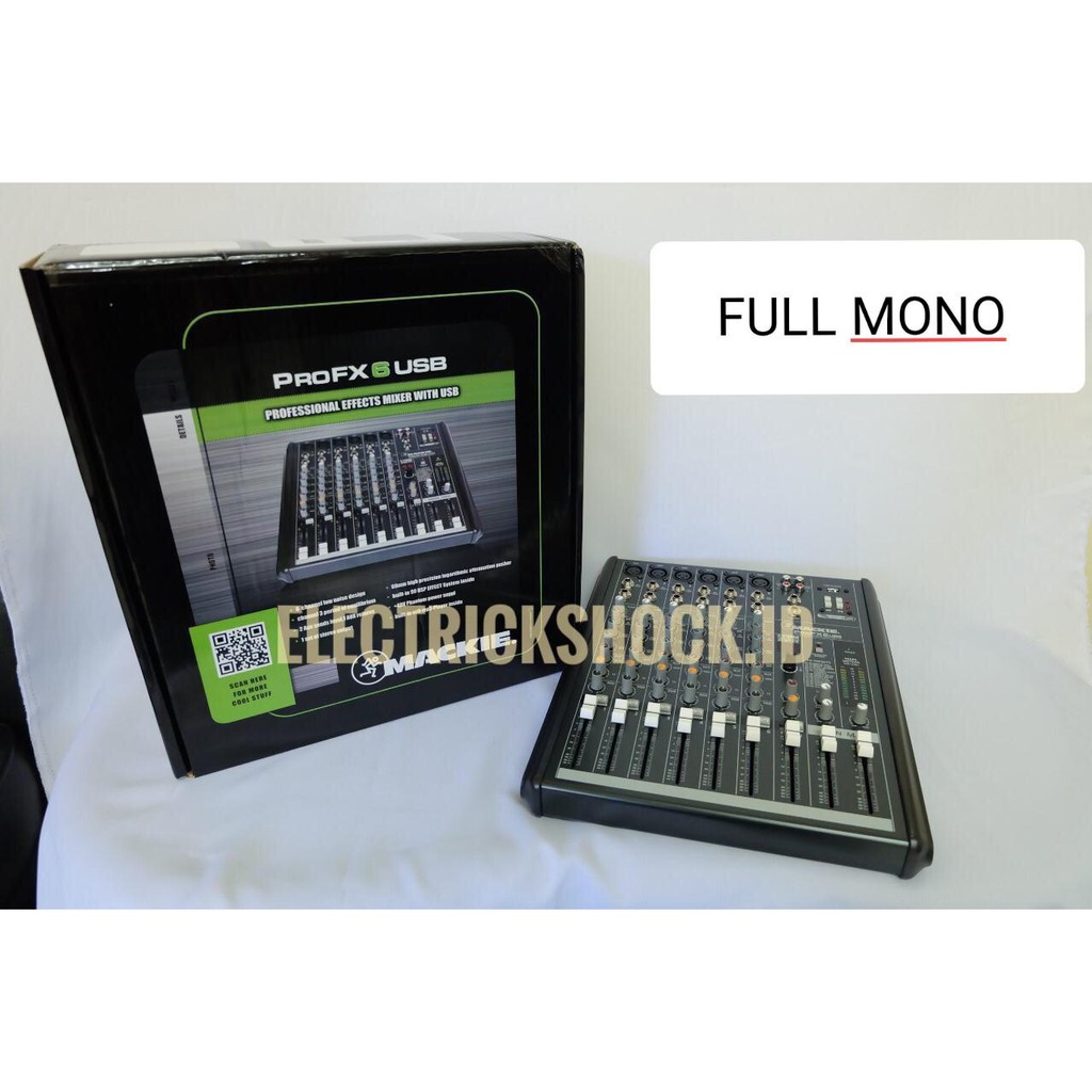 mixer audio Mackie Pro fx 6 Channel