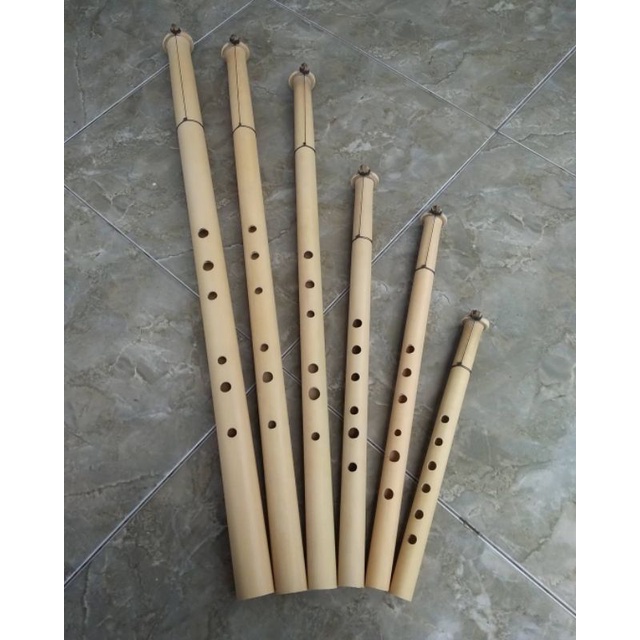 Suling Bali Diatonis Model Polos / Seruling Bambu