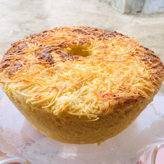 

Chiffon cake double cheese