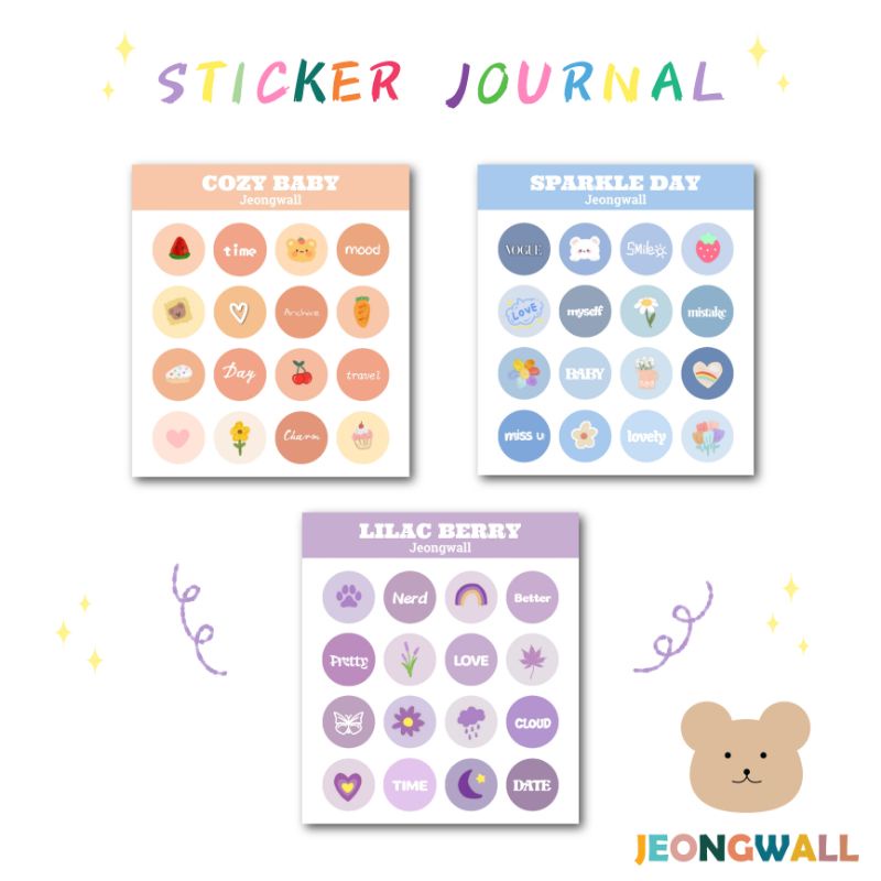 

Jeongwall Sticker Journal | stiker jurnal