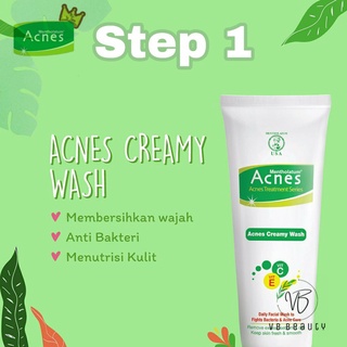 Jual Acnes Acne Treatment Series Acnes Creamy Wash Acnes Sealing