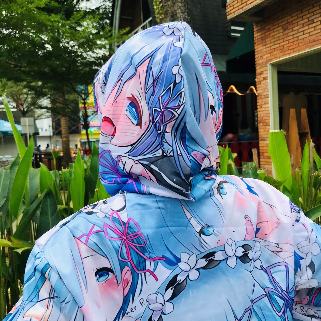 Hoodie Ahegao Rem Anime Manga Re Zero Adidaspoly Premium