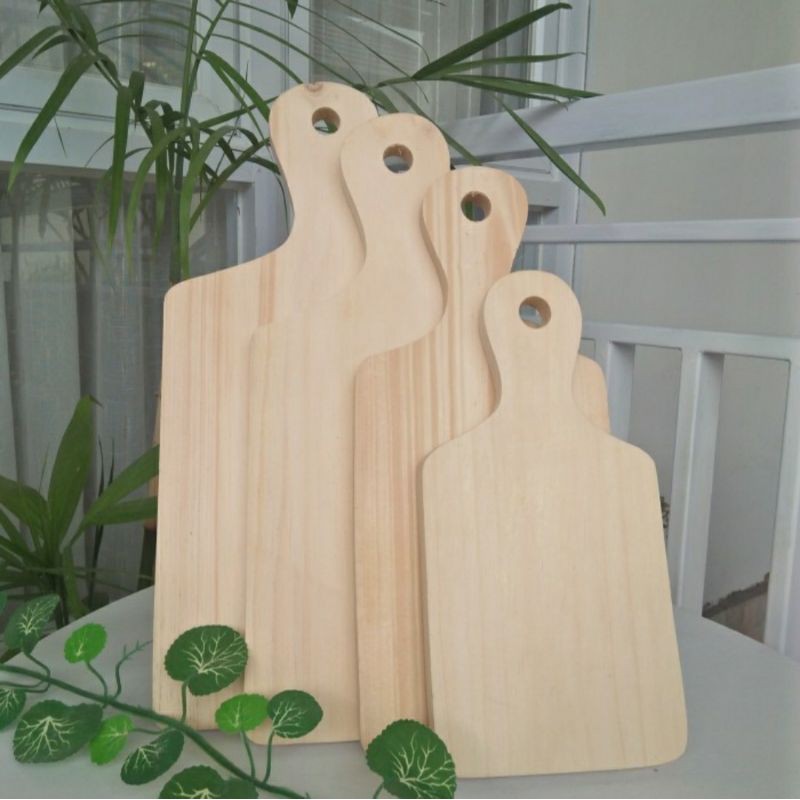 Talenan Kayu Gagang Mini