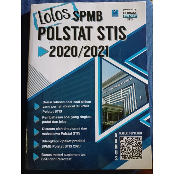 (PRELOVED)gerbang POLSTAT stis LOLOS SPMB POLSTAT STIS 2020/2021
