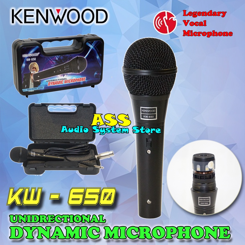 Mic Kabel KW 650 + Kuper / Microphone Cable KENWOOD KW-650 / Mic KW - 650 / Microphone KW650