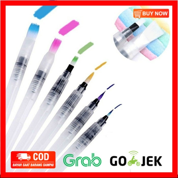 

(BISA COD) Water Brush Set of 6