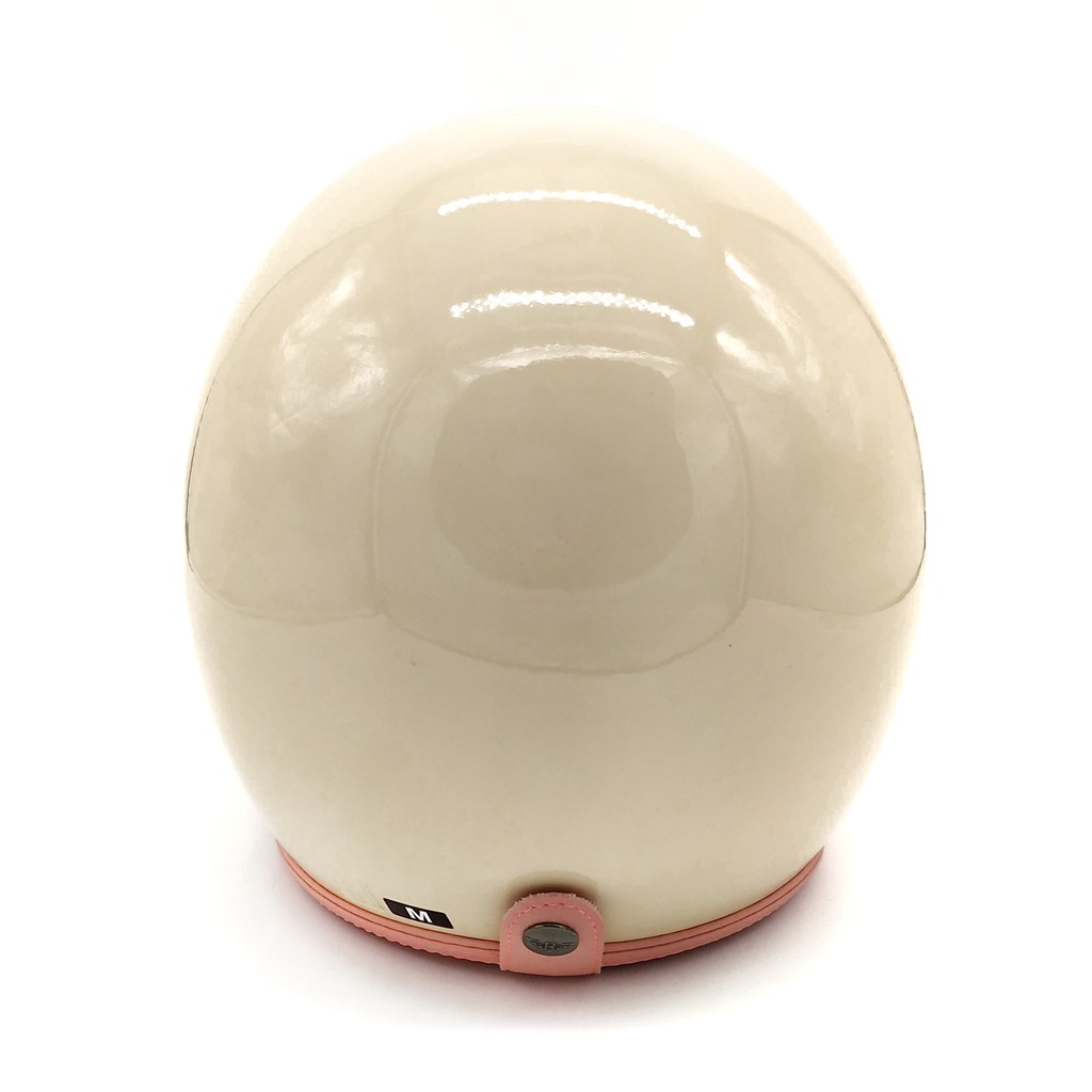 Helm Retro Bogo Wanita Sada Rosa Cream Pastel