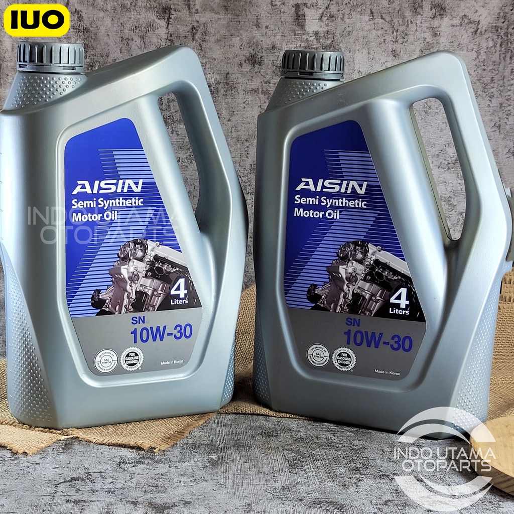 Oli Aisin 10W 30 API SN/CF Synthetic isi 4 ltr ASLI